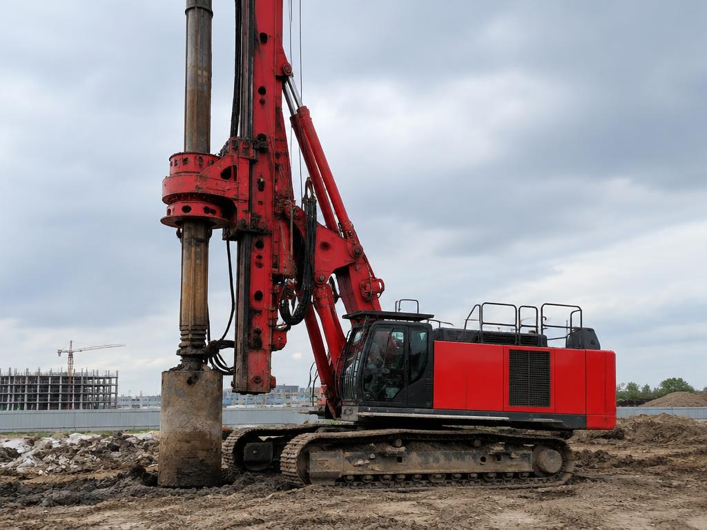 Foreuse Rotative sur Chenilles