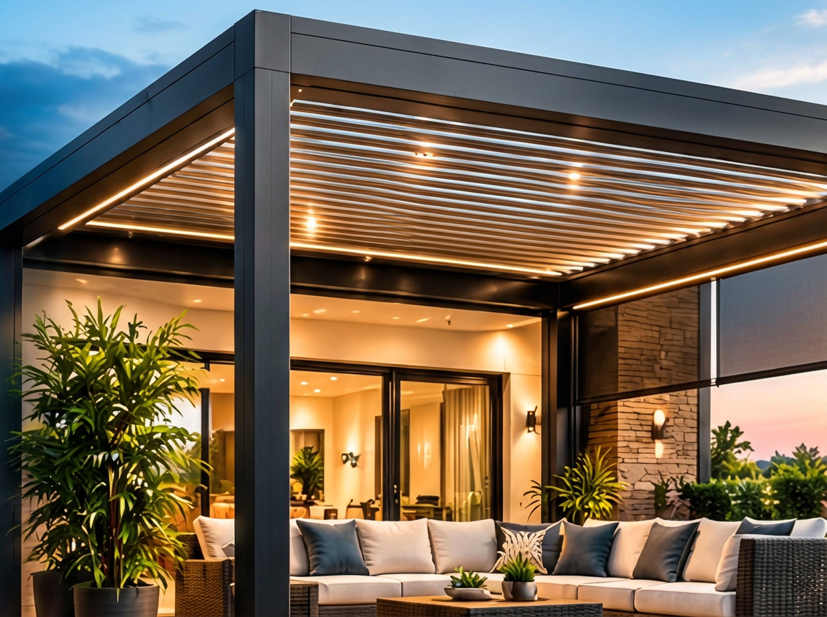 Pergola en PVC / bois