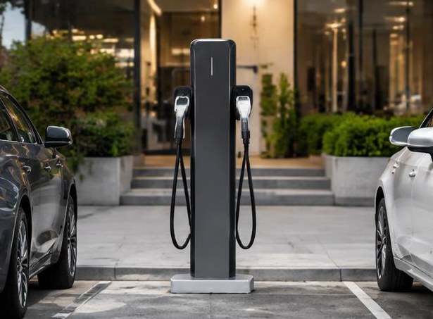 Borne semi-rapide — Totem double 22 kW AC — photo 3