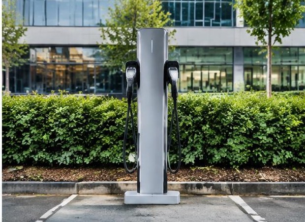 Borne semi-rapide — Totem double 22 kW AC — photo 4