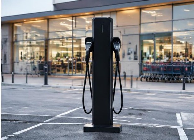 Borne semi-rapide — Totem double 22 kW AC — photo 5