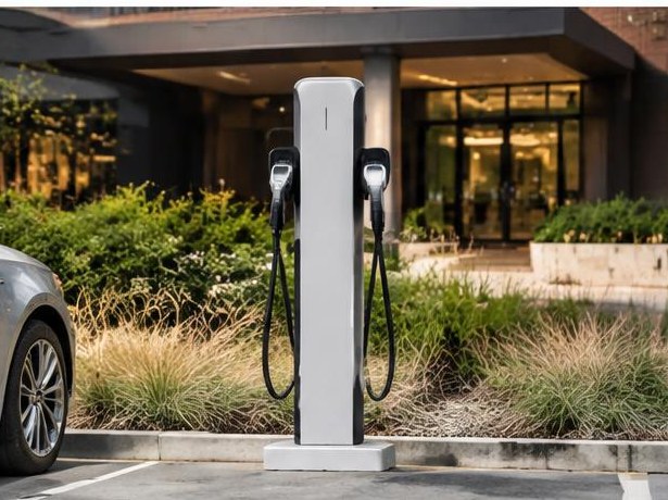 Borne semi-rapide — Totem double 22 kW AC — photo 6