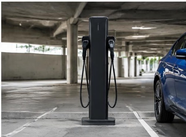 Borne semi-rapide — Totem double 22 kW AC — photo 11